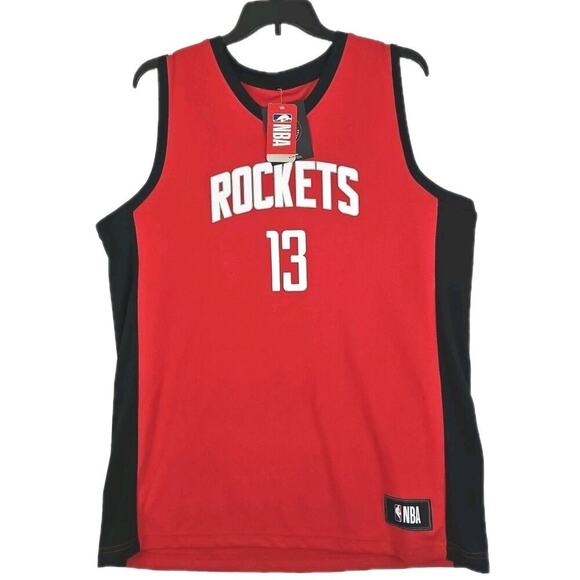 Houston Rockets James Harden Basketball Jersey Men's Size XL/TTG NBA NWT.